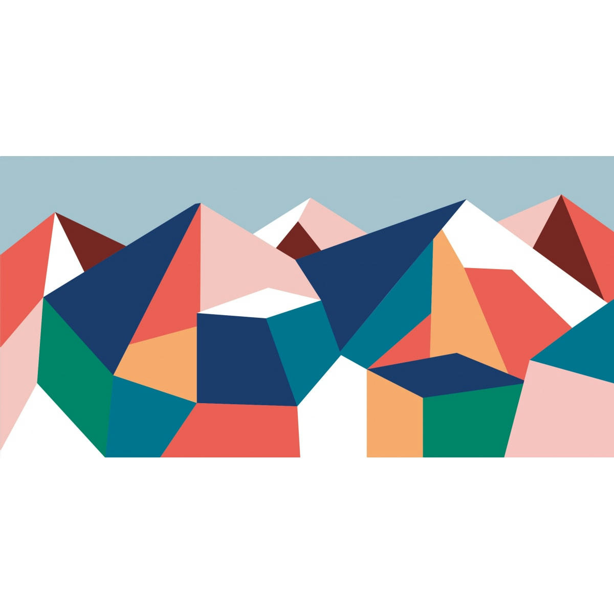 - Papier peint panoramique le grand paradis 170 x 250 cm