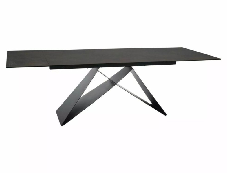 Stół rozkładany WESTIN CERAMIC 160(240)x90 brązowy mat ossid
