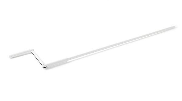 MANIVELLE COMPLETE DIAMETRE 12 LG2300 TRADI-MONO-BLOC (BLANC)