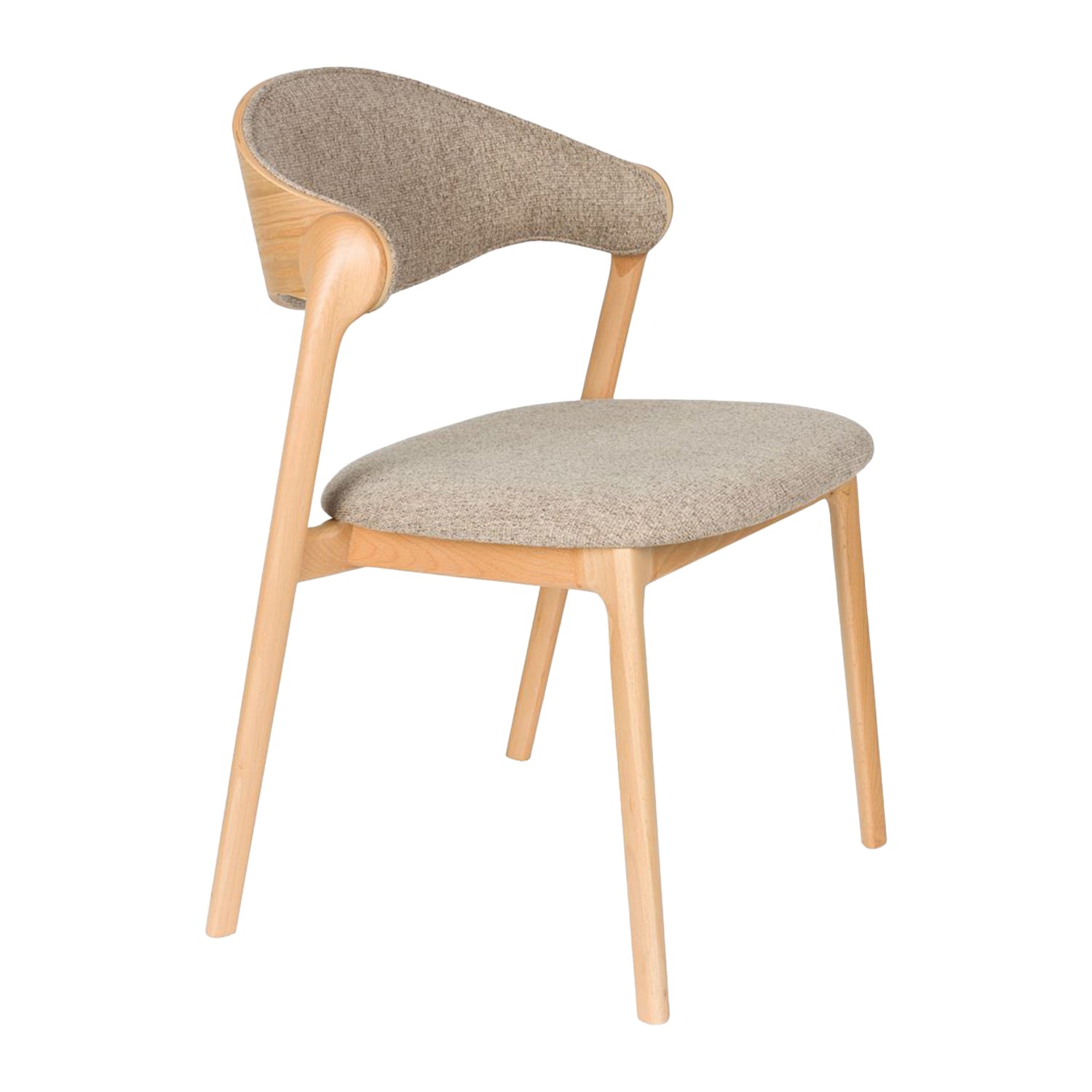 Dutchbone Babington Eetkamerstoel Beukenhout - Naturel