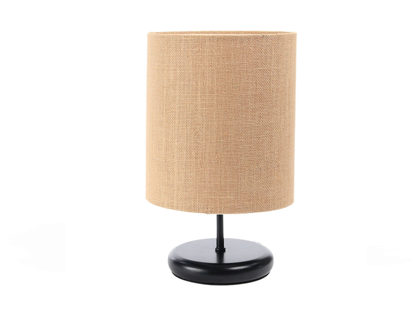 Lampa stołowa Boho tkaninowa beżowa