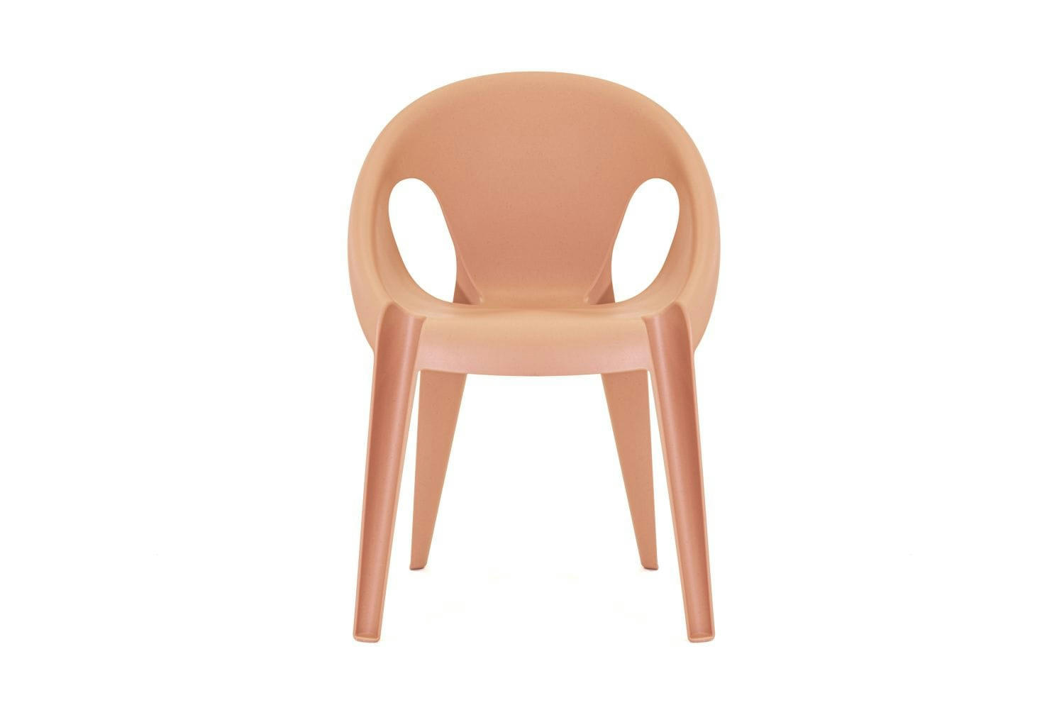- Chaise empilable Bell Plastique orange 55x78x53 cm