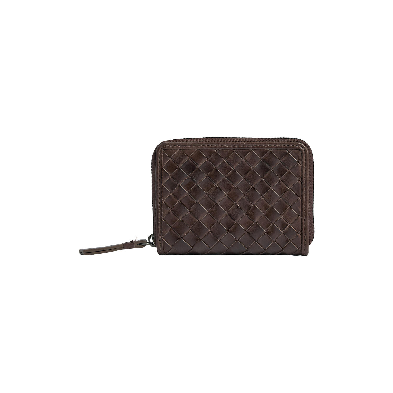 SelmaMBG Wallet Weave, dark brown