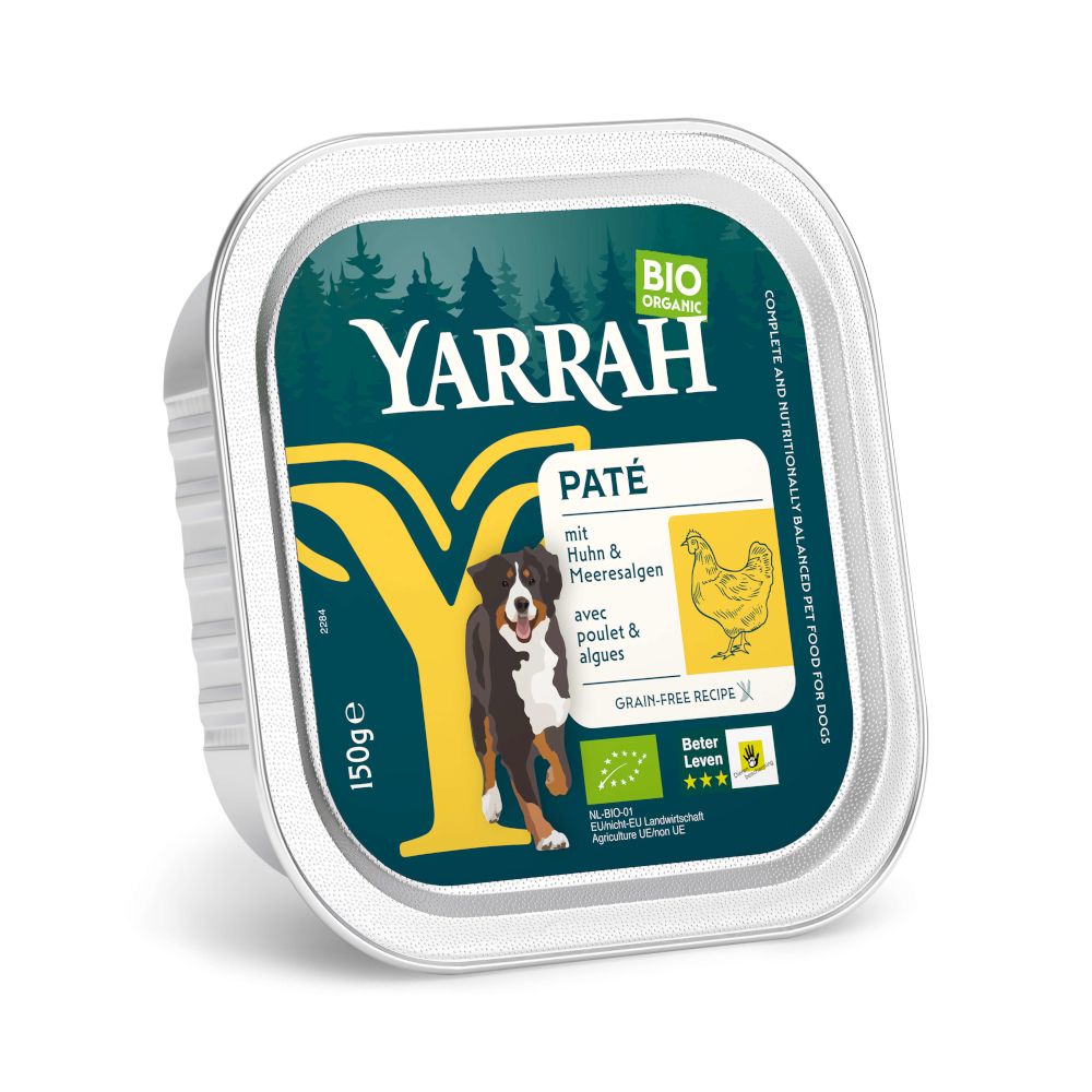 Yarrah Organic Trays Pâté Saver Pack 24 x 150g