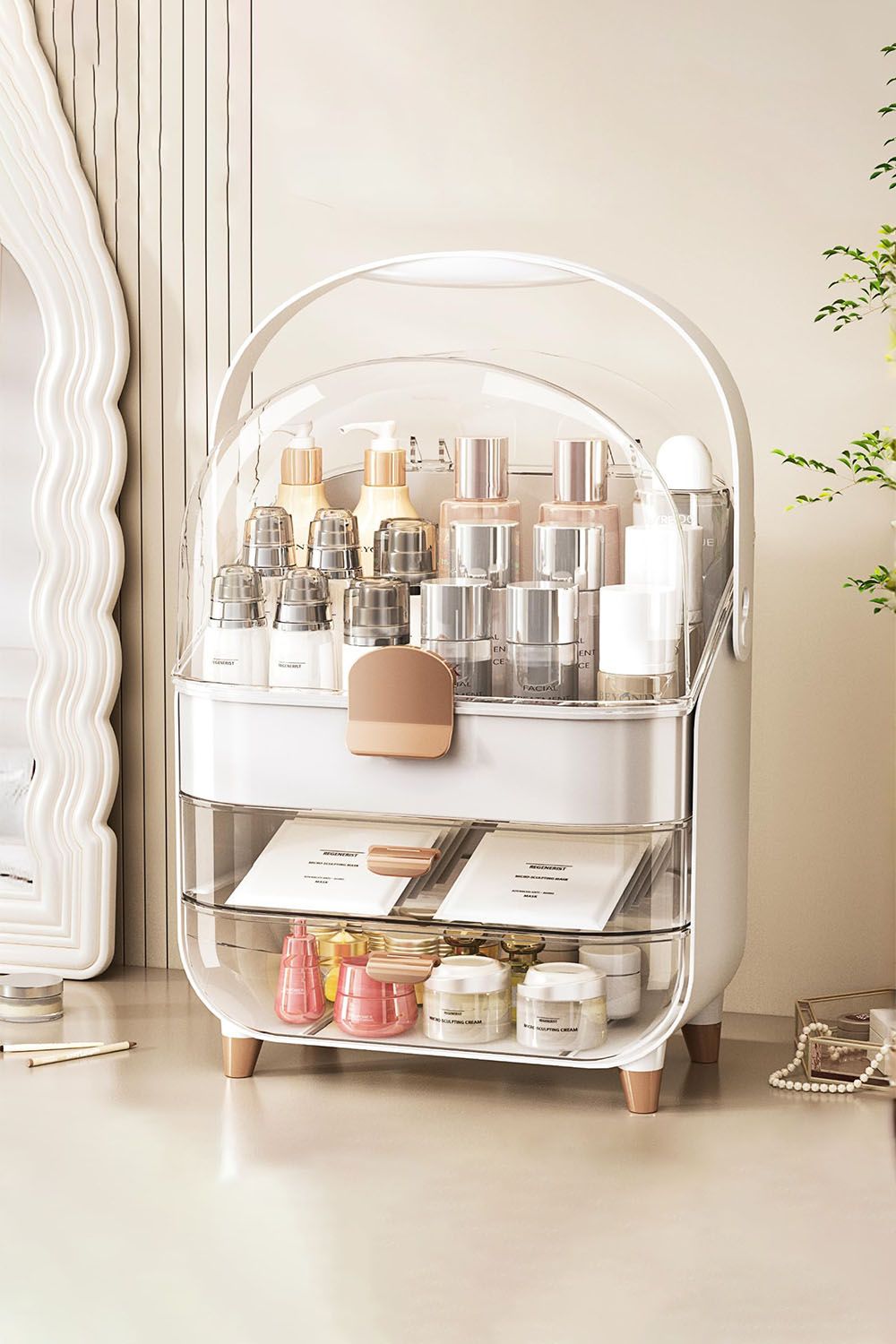 The hot sale Makeup Storage Organizer with Lid