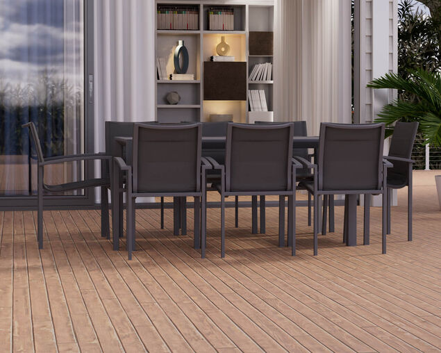 Boston-Eden 9 Piece Dining Setting