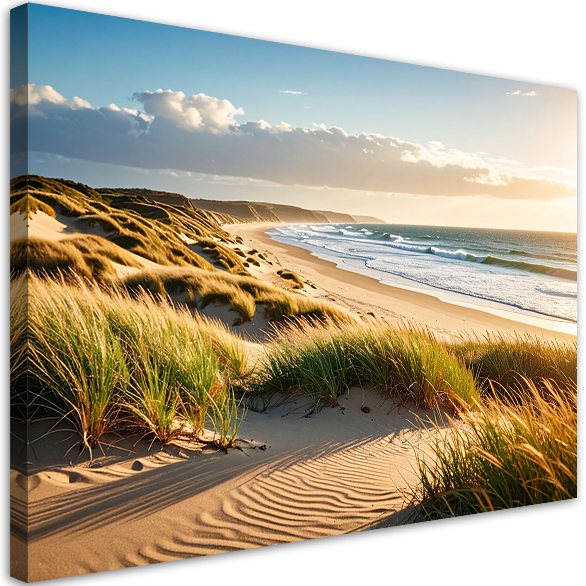 Obraz do salonu sypialni jadalni, Plaża Morze Wydmy Pejzaż 30x20