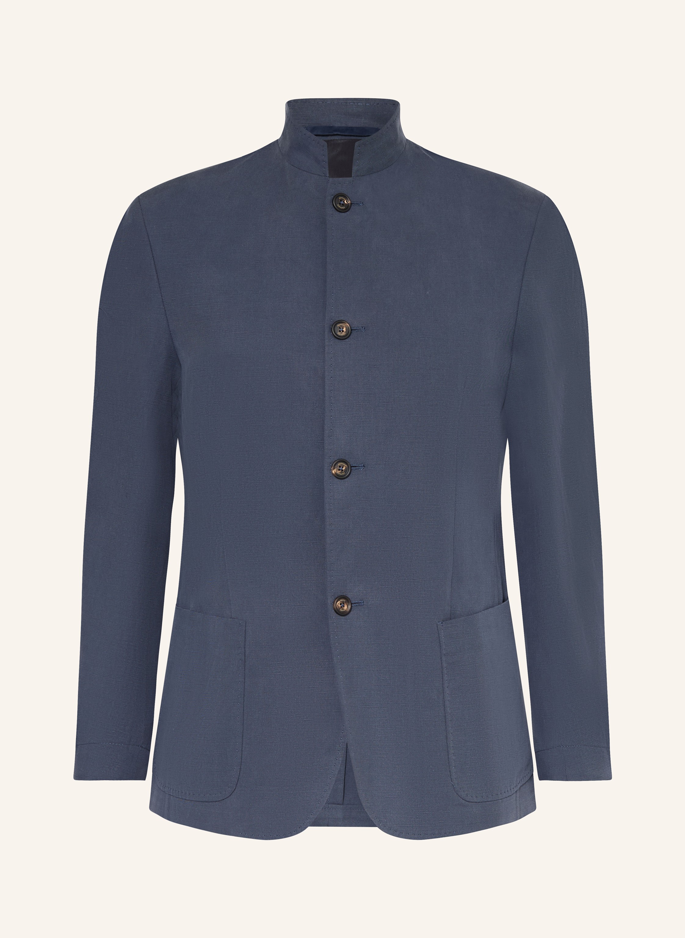 eleventy Sakko Slim Fit mit Leinen