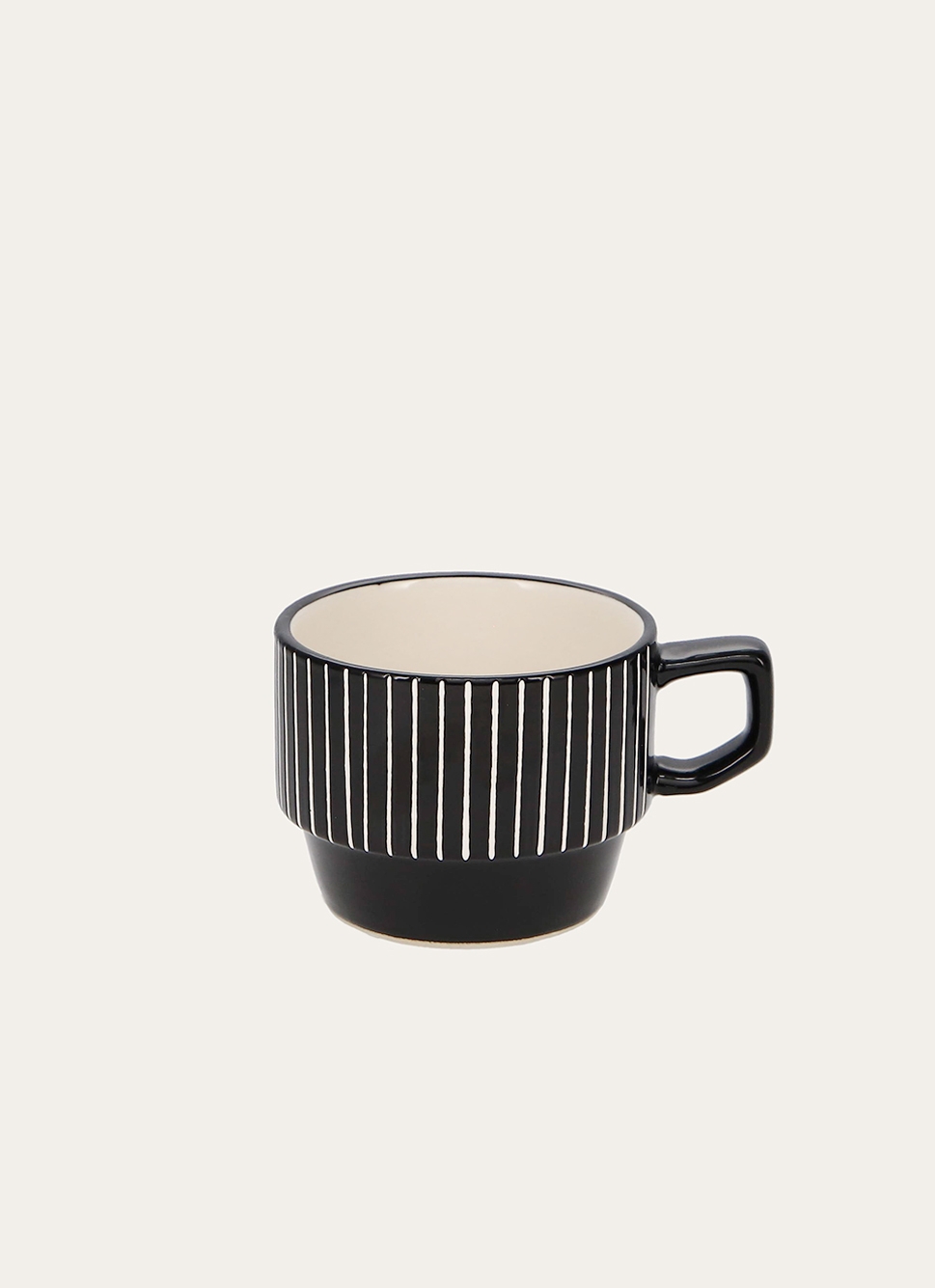 TASSE GEOM NOIR