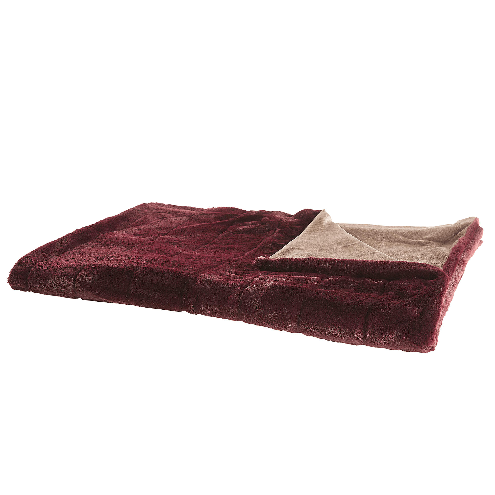 TANTAN - Couverture en polyester rouge 200x150cm