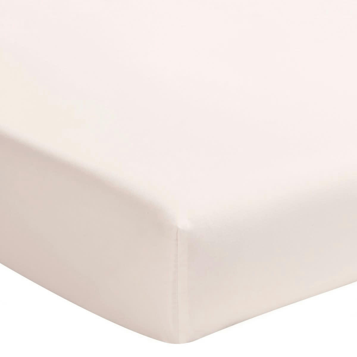 ROYAL LINE - Drap housse uni en percale de coton lin 140x190