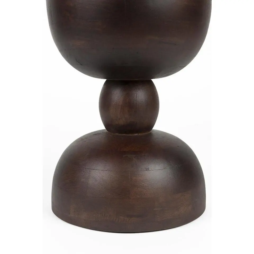 Puur - Lizzy bijzettafel mangohout ?30 cm - donkerbruin