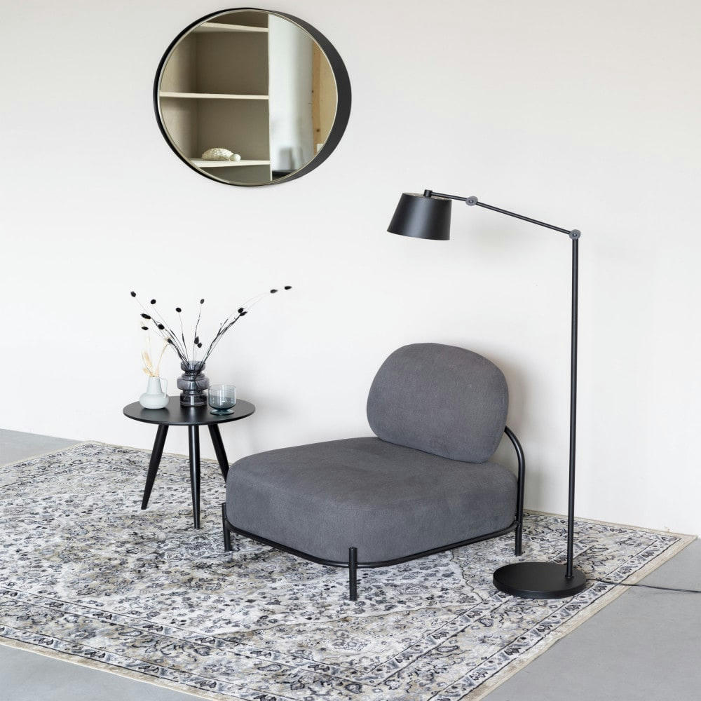 VOGUE I - Tapis persan bleu gris 200x300 cm