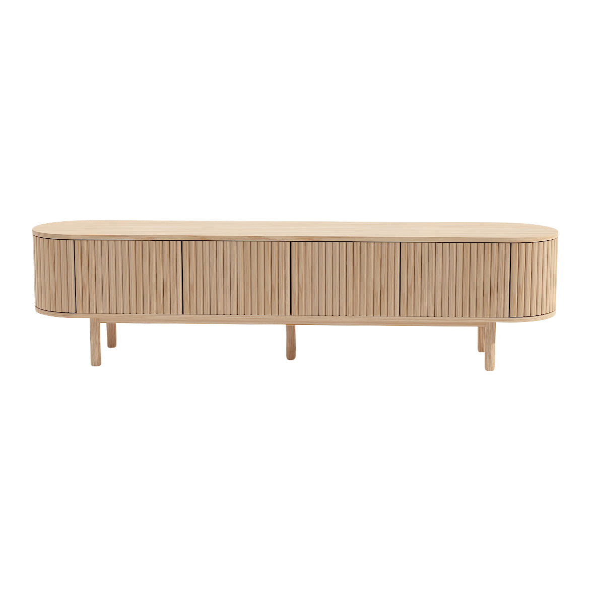 by fonQ Freya Tv-meubel B 200 cm - Licht Eiken