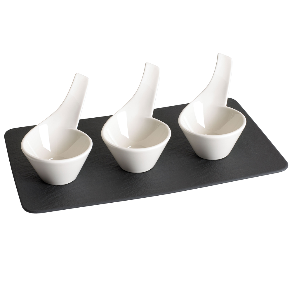 NewWave Dipping bowl - White, Premium Porcelain