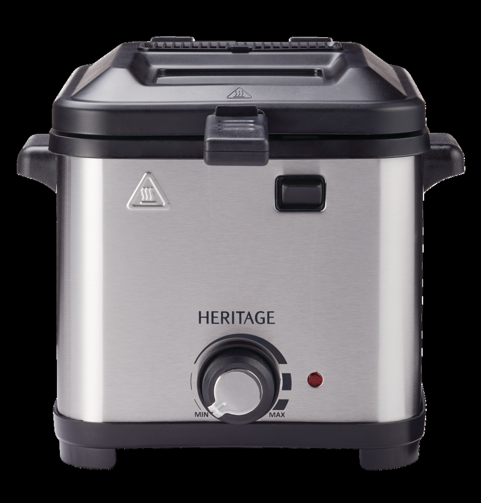 Heritage Mini/Compact Deep Fryer, Stainless Steel, 1.5L