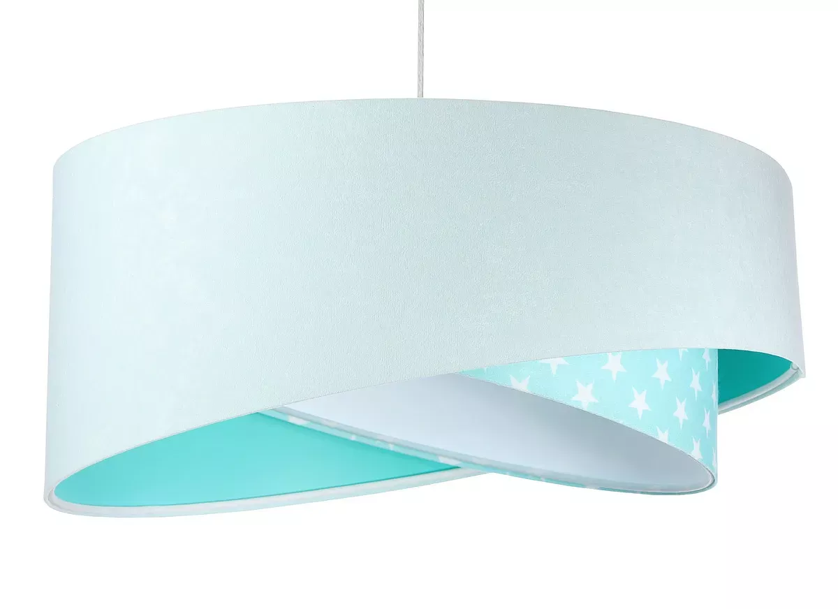 Lampa wisząca DREAMER biała/miętowa