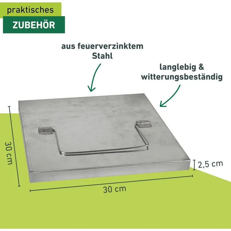 Abdeckung Hochbeetkomposter