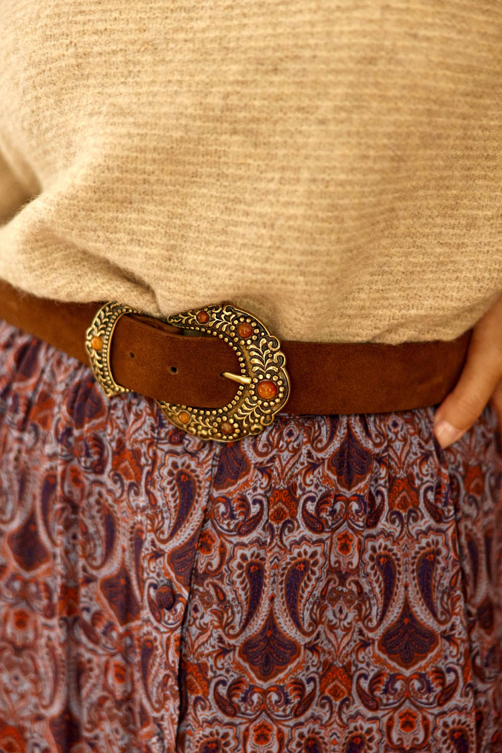 Aicha - Ceinture cuir