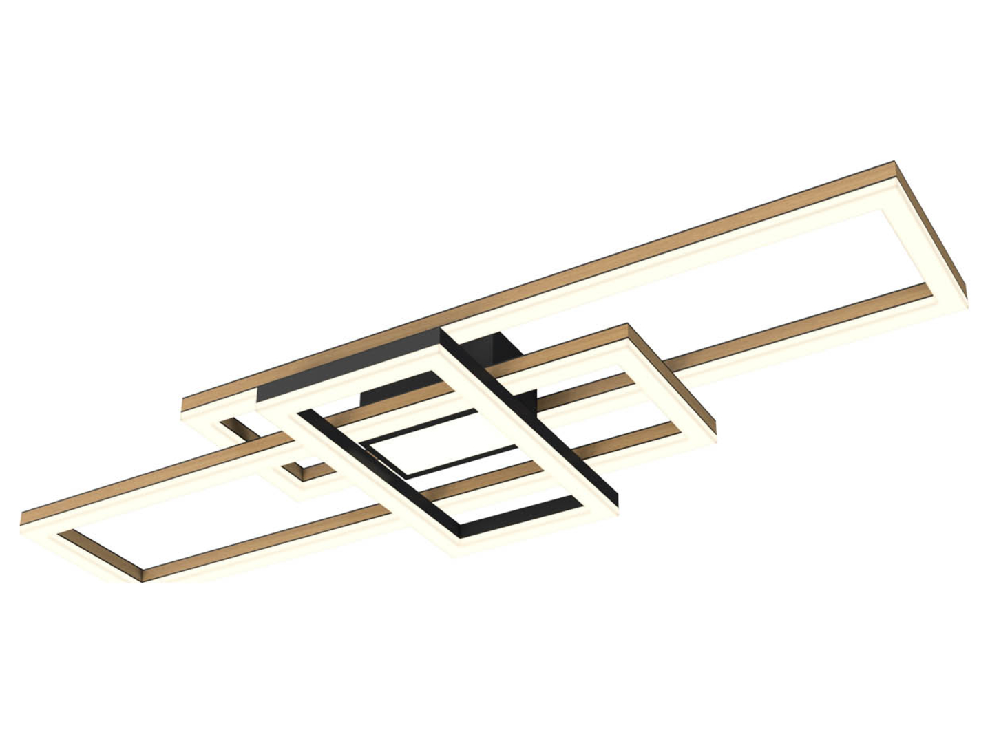 Lampa sufitowa Matera Rimini LED 3-punktowa ze ściemniaczem czarna