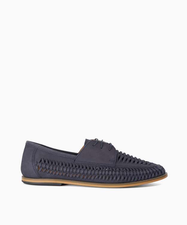 Brinkley Navy - Nubuck Moccasins