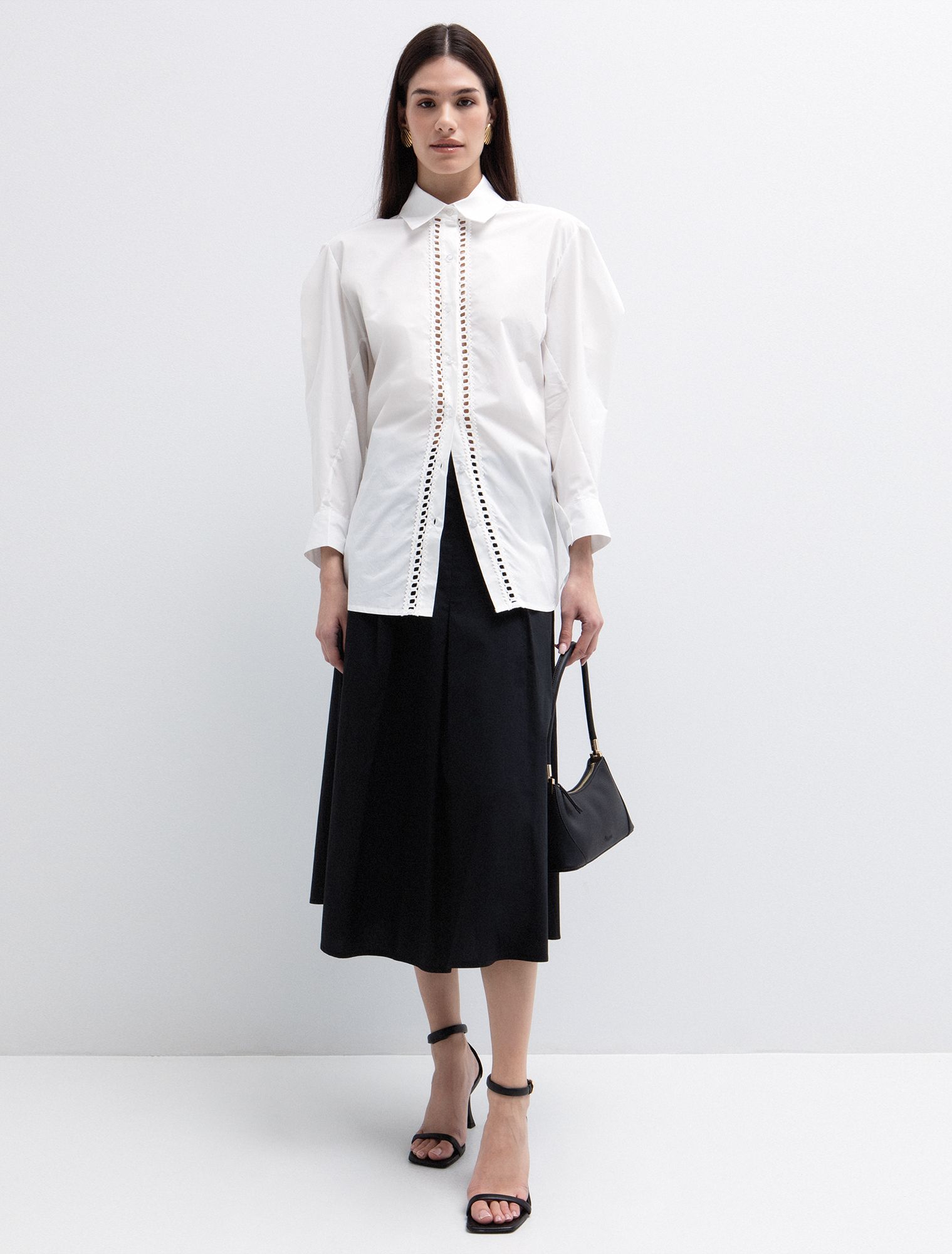 Ποπλίνα πουκάμισο με σχέδιο