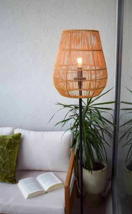 Nerida vloerlamp buiten IP44 naturel