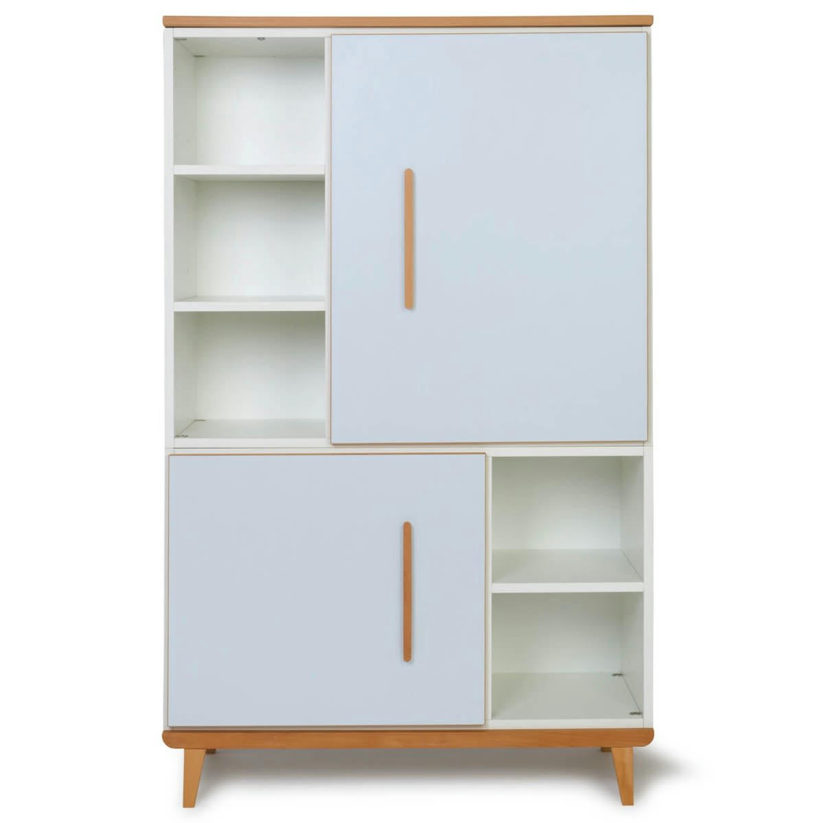 NADO - Armoire 147cm 2 portes bleu ciel