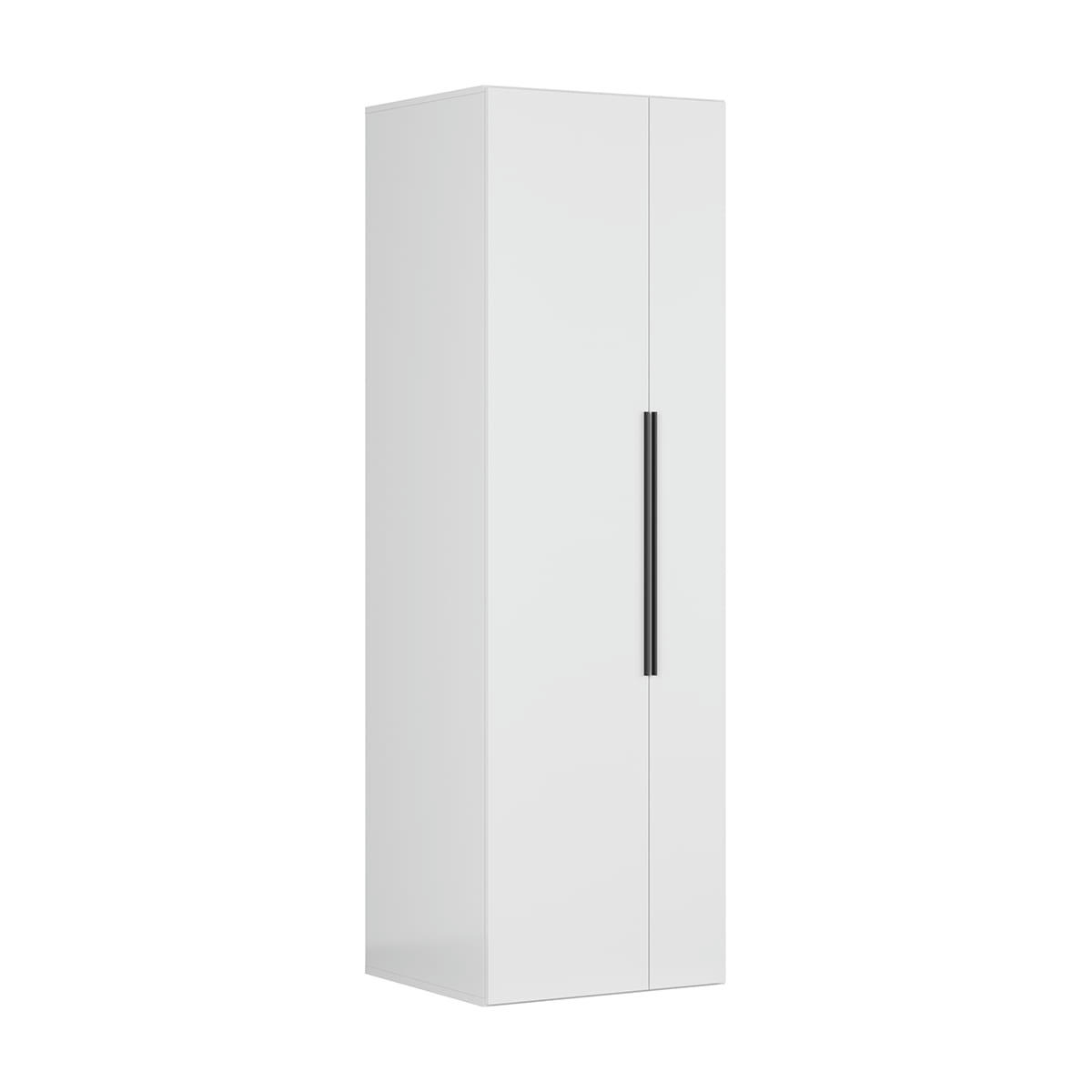 - Armoire 2 portes L75 x H240 cm stratifiés blanc