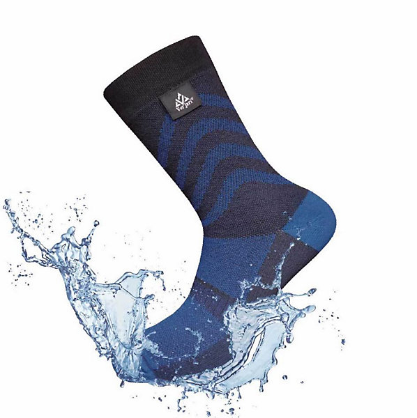 Chaussette Imperméable éco Responsables-ECO-DRY Bleu