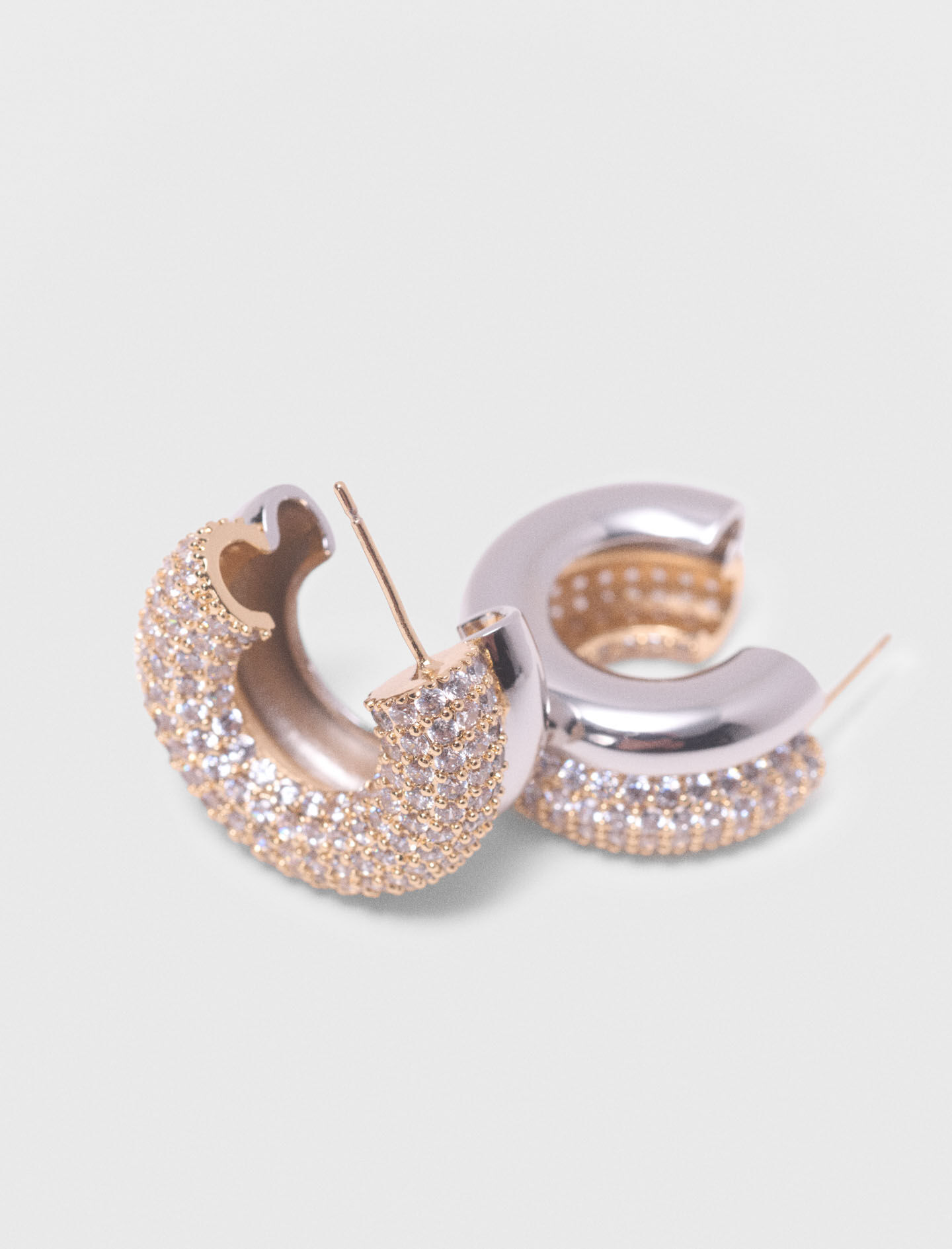 Boucles d'oreilles strassées