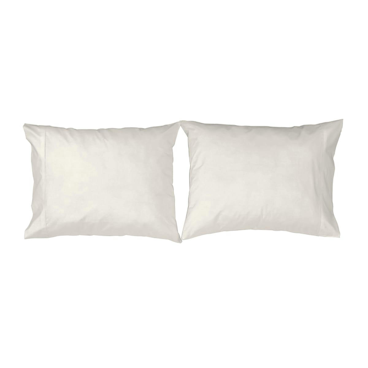 CASUAL TO - 2 Taies d'oreiller en coton 50x75 cm beige