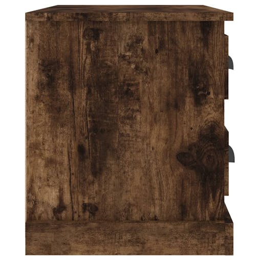 NNEVL Bedside Cabinet Smoked Oak 60x39x45 cm