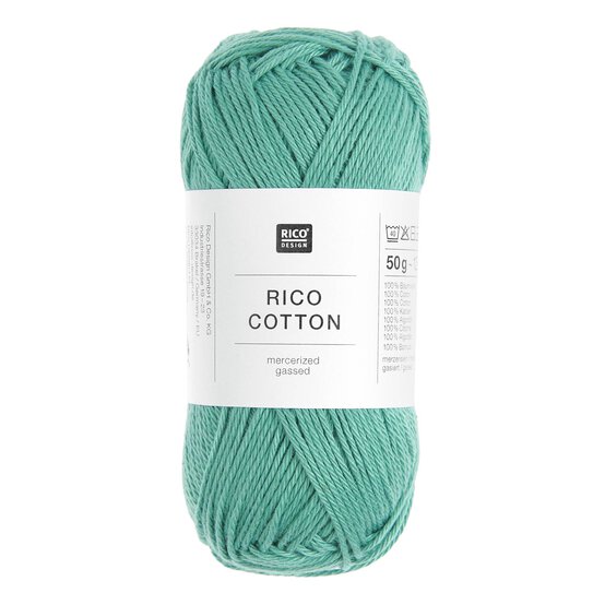 Rico Essentials Teal Cotton 4ply 50g