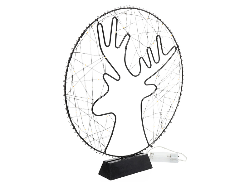 Dekoracja świąteczna Rudolf 100 LED 38 cm