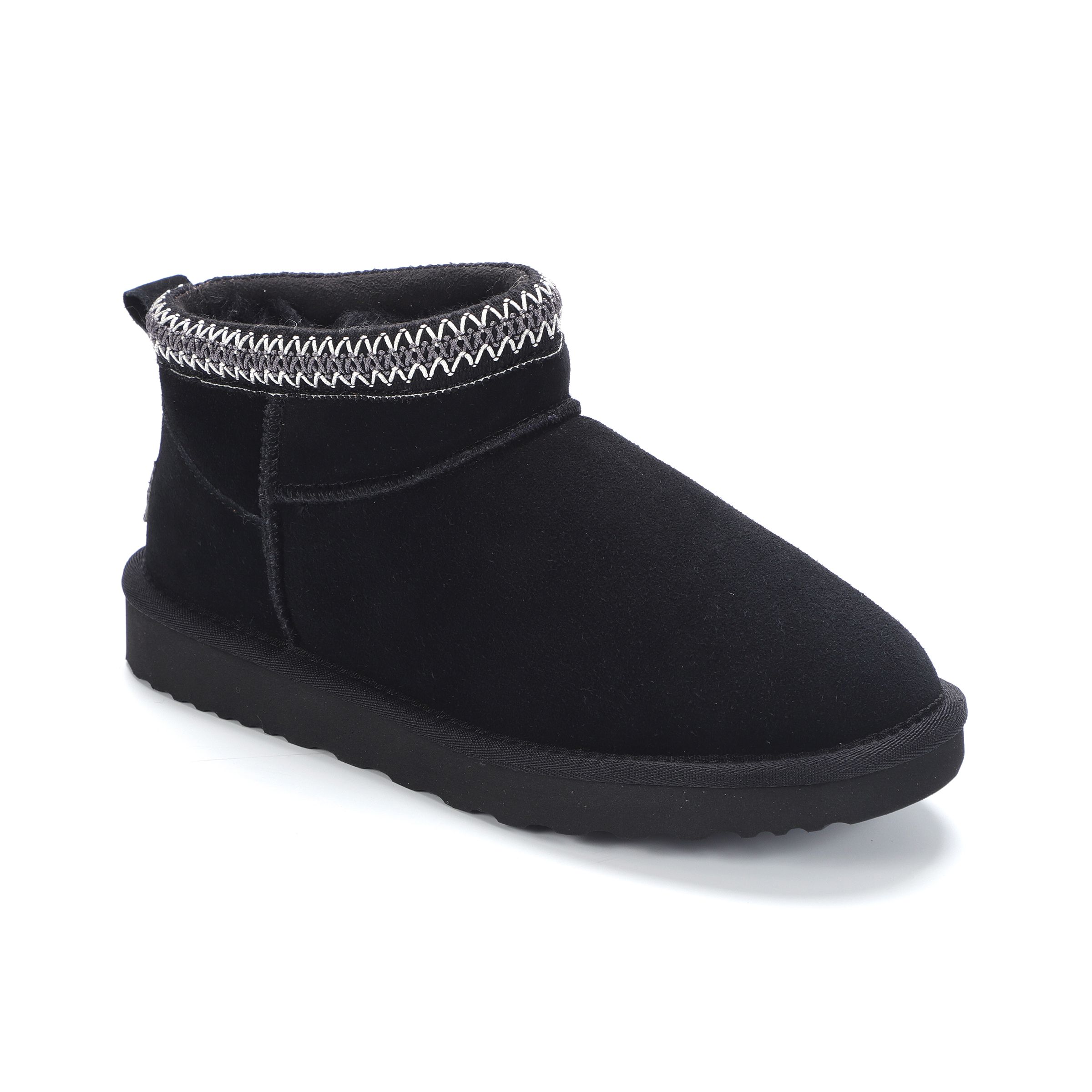 Aus Wooli Australia Altona Braid Ankle Boots
