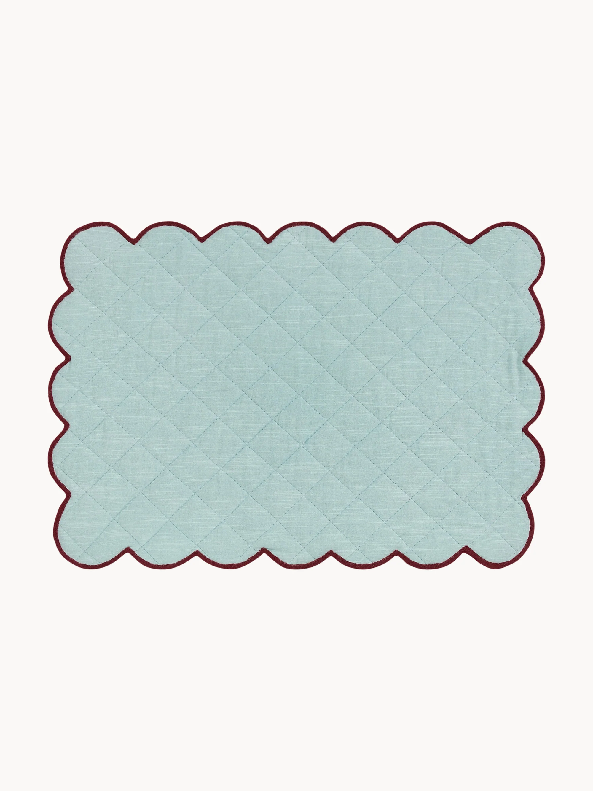 Baumwoll-Tischset Scalloped