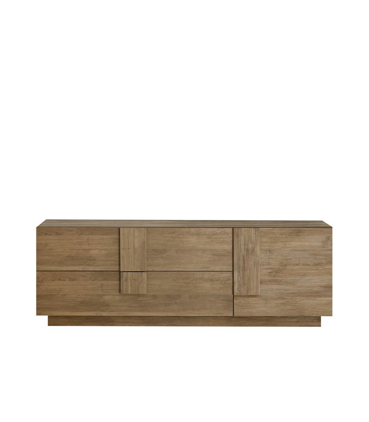 JUPITER - Meuble TV 2 tiroirs et 1 porte - L182 cm