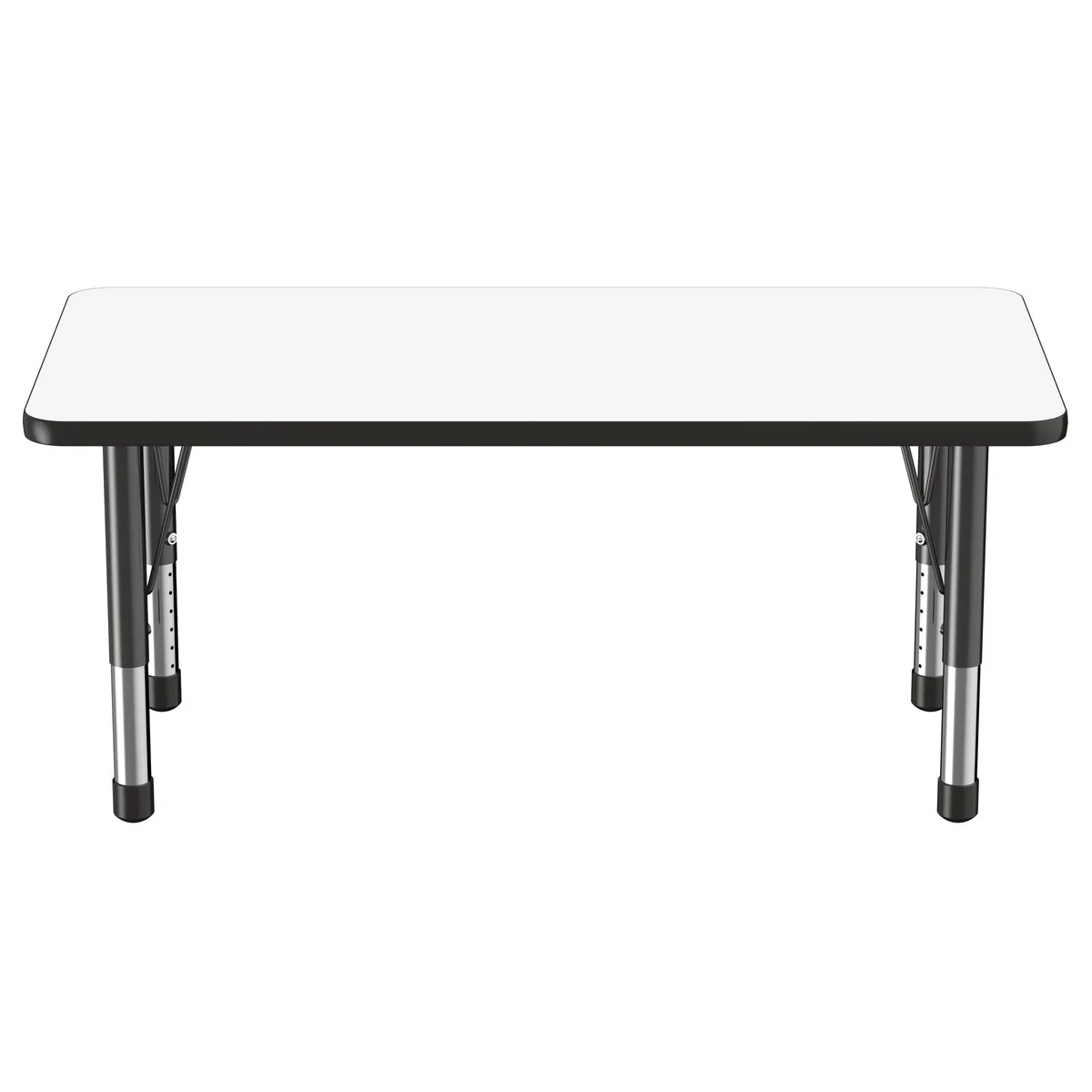 Dry-Erase Rectangle Activity Table with Adjustable Chunky Legs