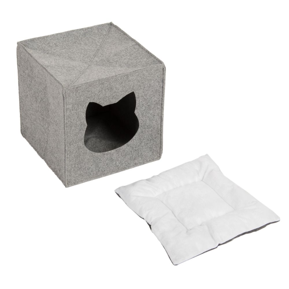 Felt Cat Den for Shelves