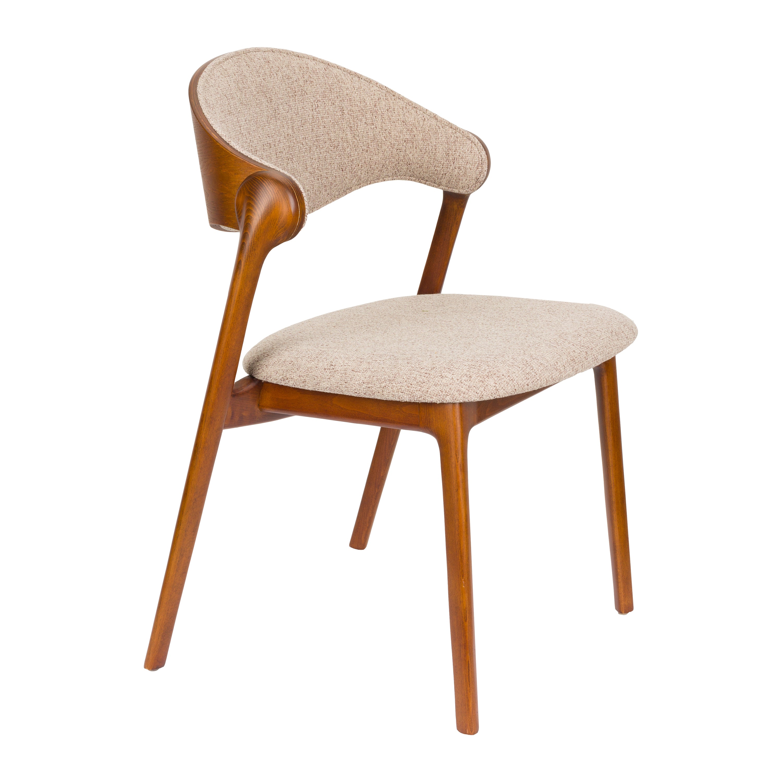 Dutchbone Babington Eetkamerstoel Essenhout - Beige