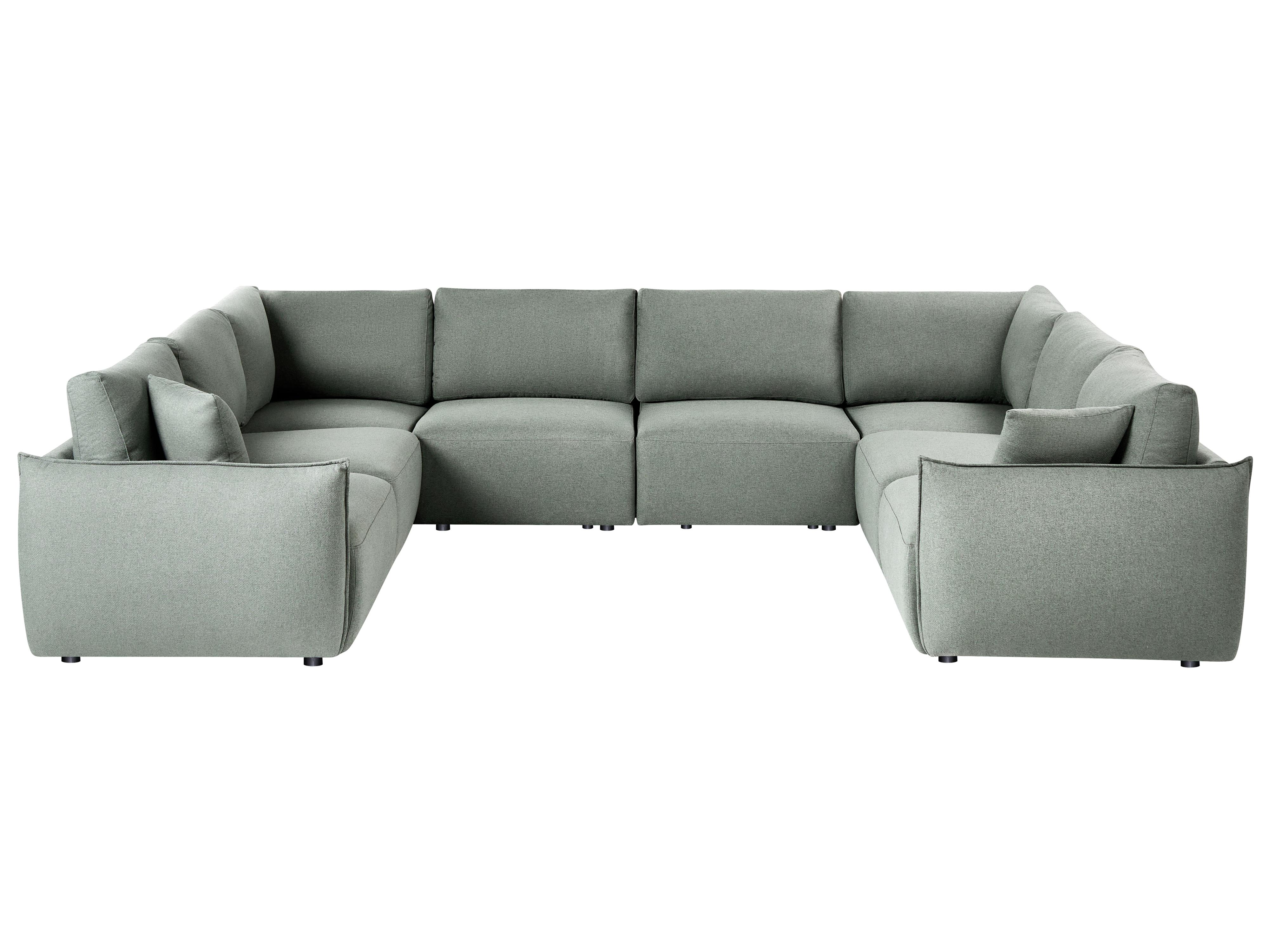 Modular Sofa 2 Seater MESNALI Fabric Green