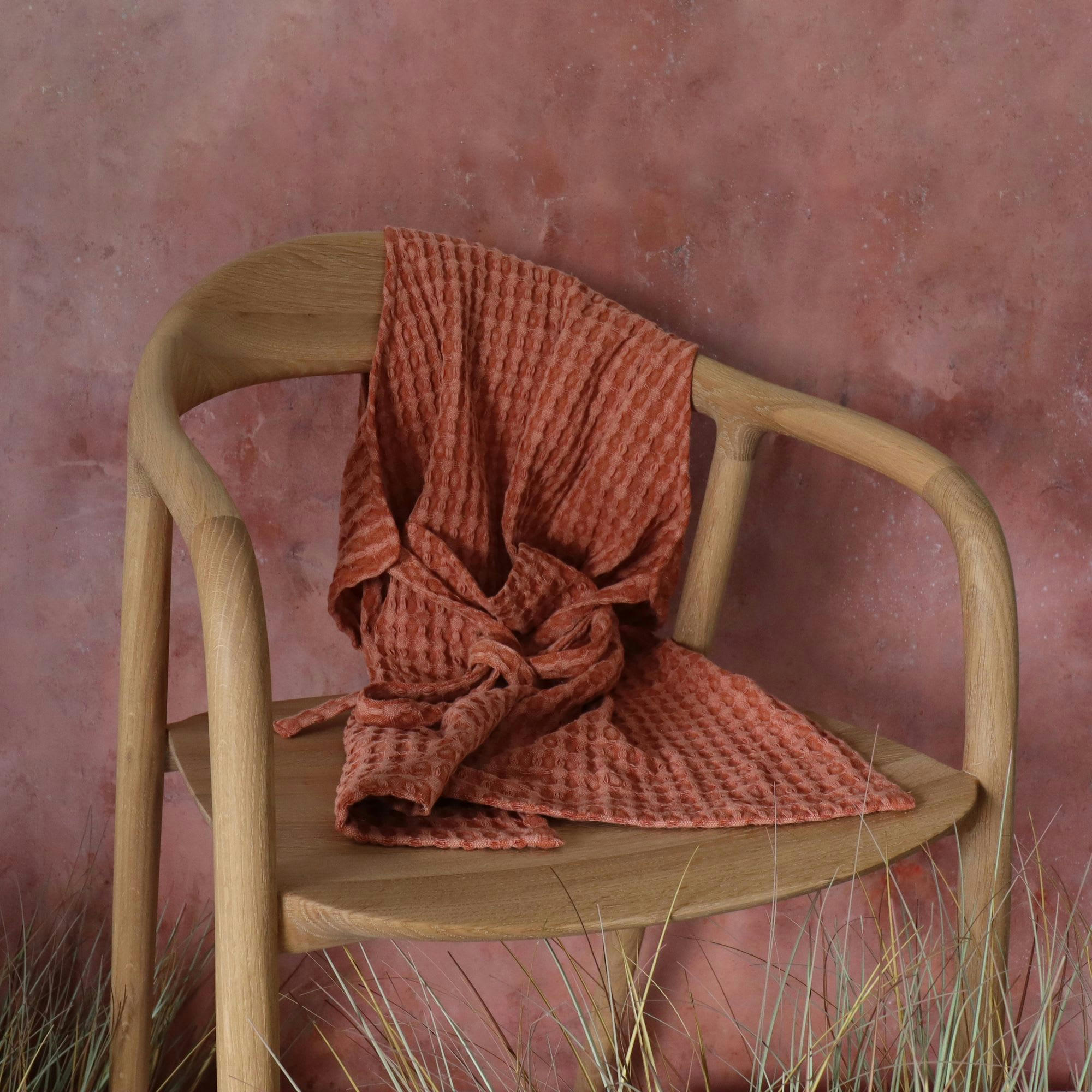 ORIGIN - Tablier en coton paprika