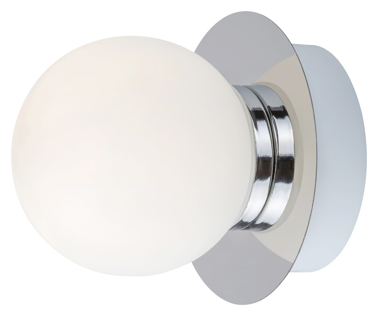 Kinkiet chromowany biały Becca 1xG9x28W wym:12,3x10x10,5cm IP44 Rabalux