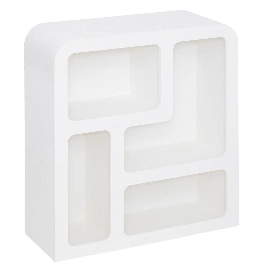 Regał półka MDF biała Solana 75x30 cm