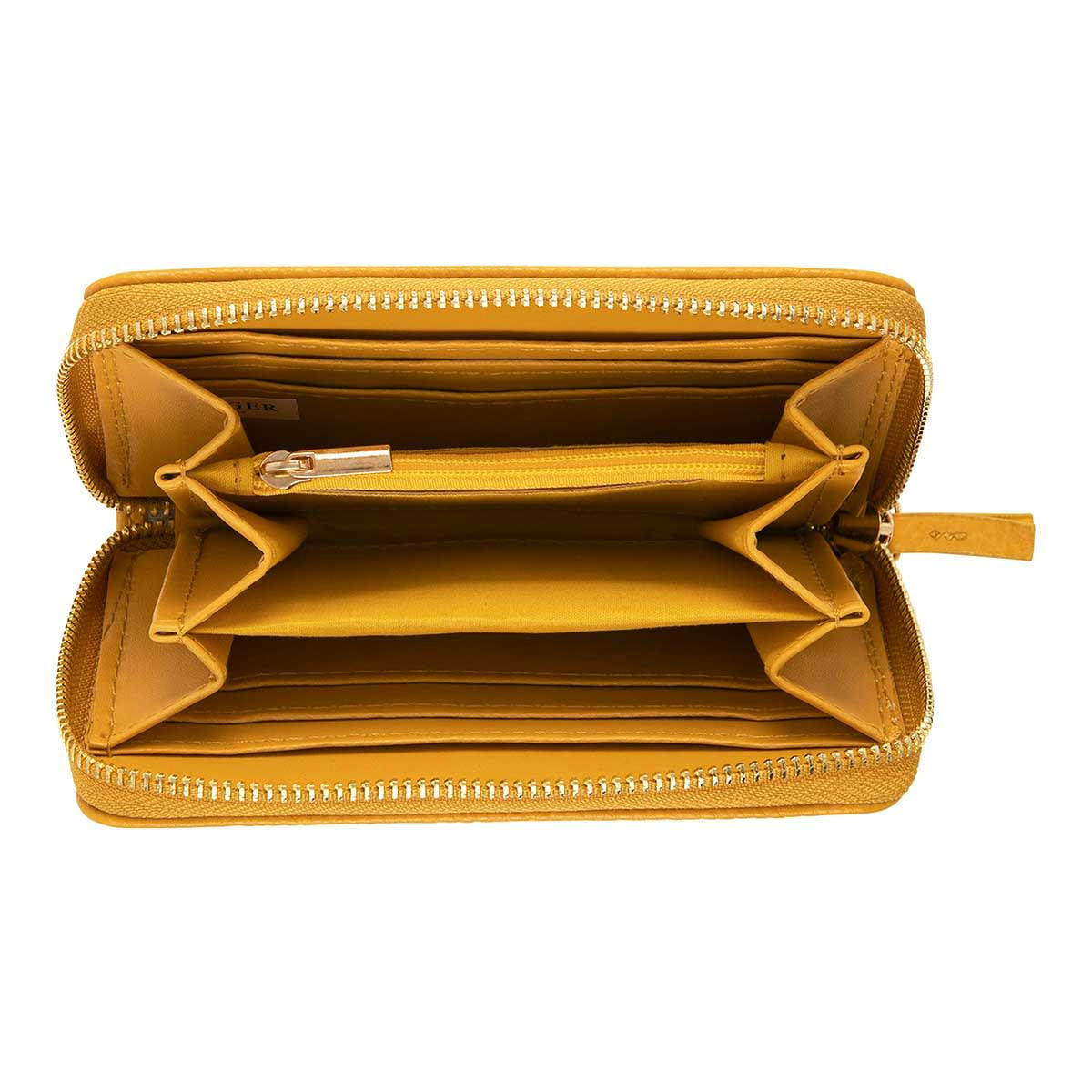 - Portefeuille Femme - Mon Rayon De Soleil - Jaune Moutarde