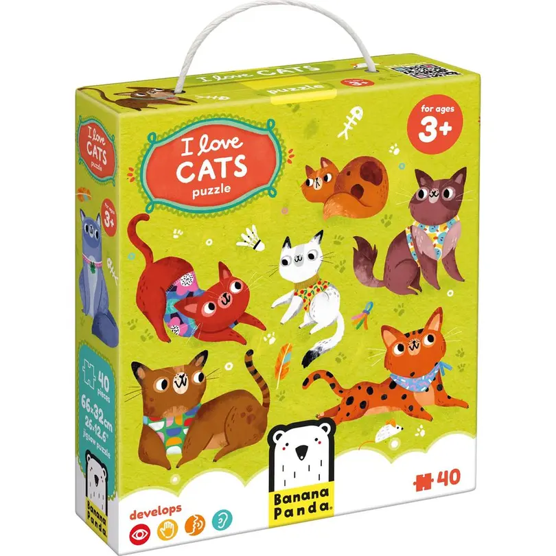 Puzzle Ich liebe Katzen