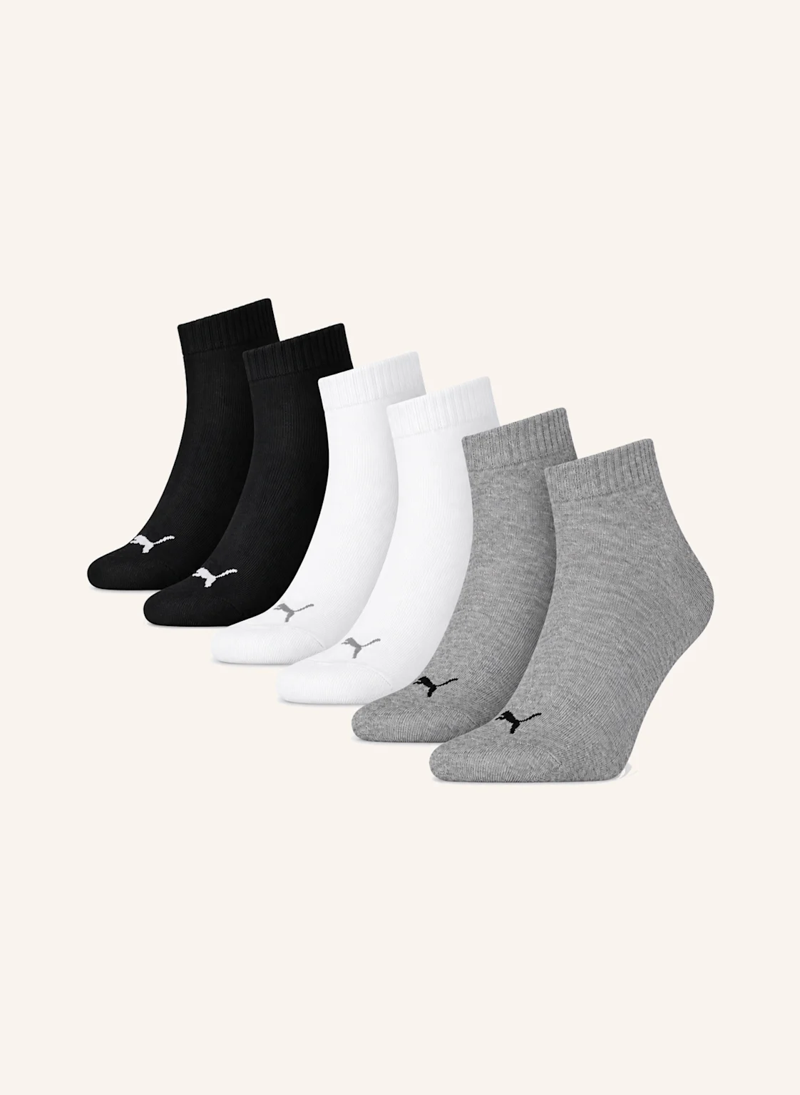 PUMA Socken QUARTER 6-PACK