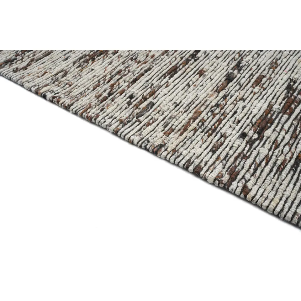 Dutch Lifestyle - Wol - Vloerkleed - 160x230cm - Grijs