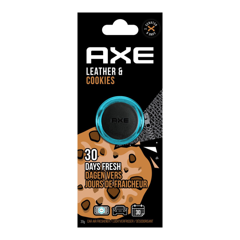 Désodorisant pour voiture Mini Vent Leather & Cookies AXE